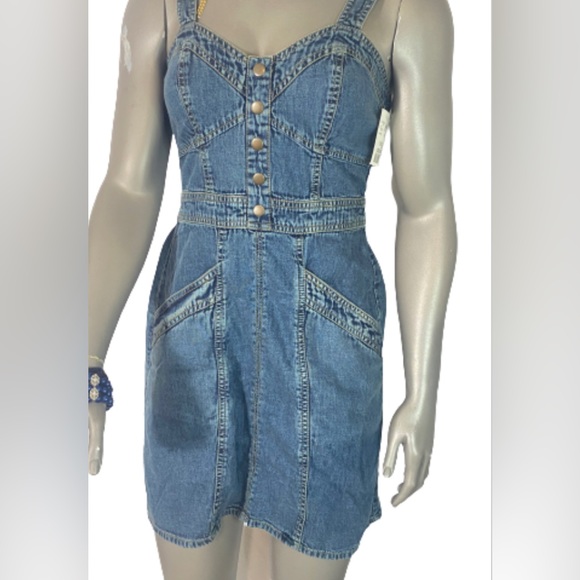 NWT Japna Denim Dress - Picture 1 of 5